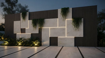 Rammed Earth Flexi Stone Commercial Facade - Flexi Stone Pakistan - Aqua Bath