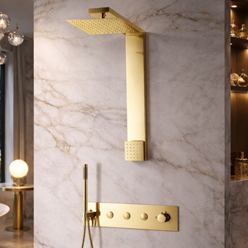 Concealed Shower Set - SS - Gold