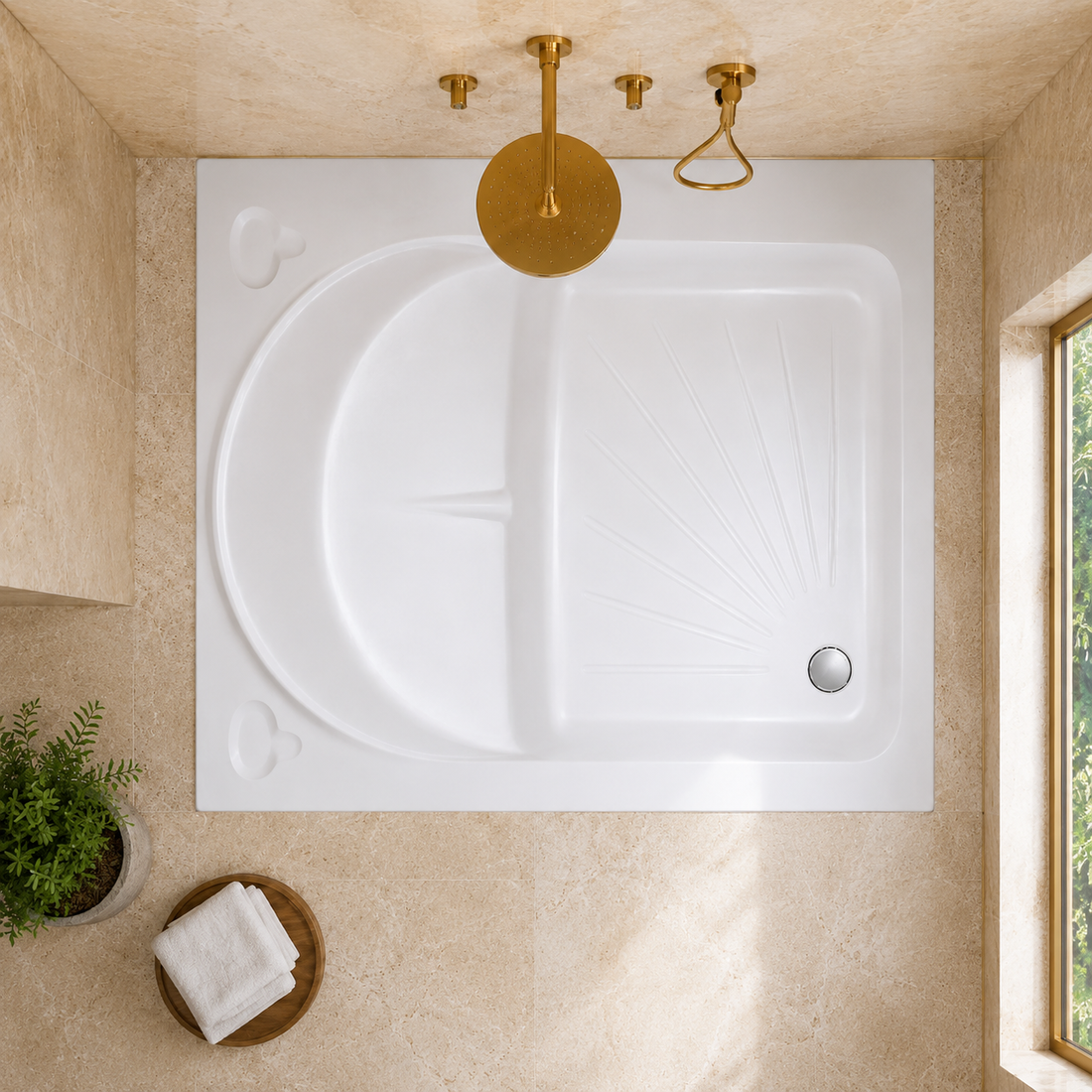 Acrylic Shower Tub - Shower Tub Pakistan - Aqua Bath