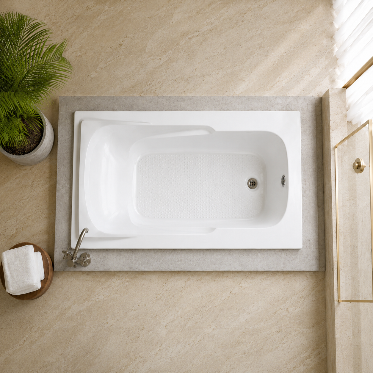 Acrylic Shower Tub - Shower Tub Pakistan - Aqua Bath