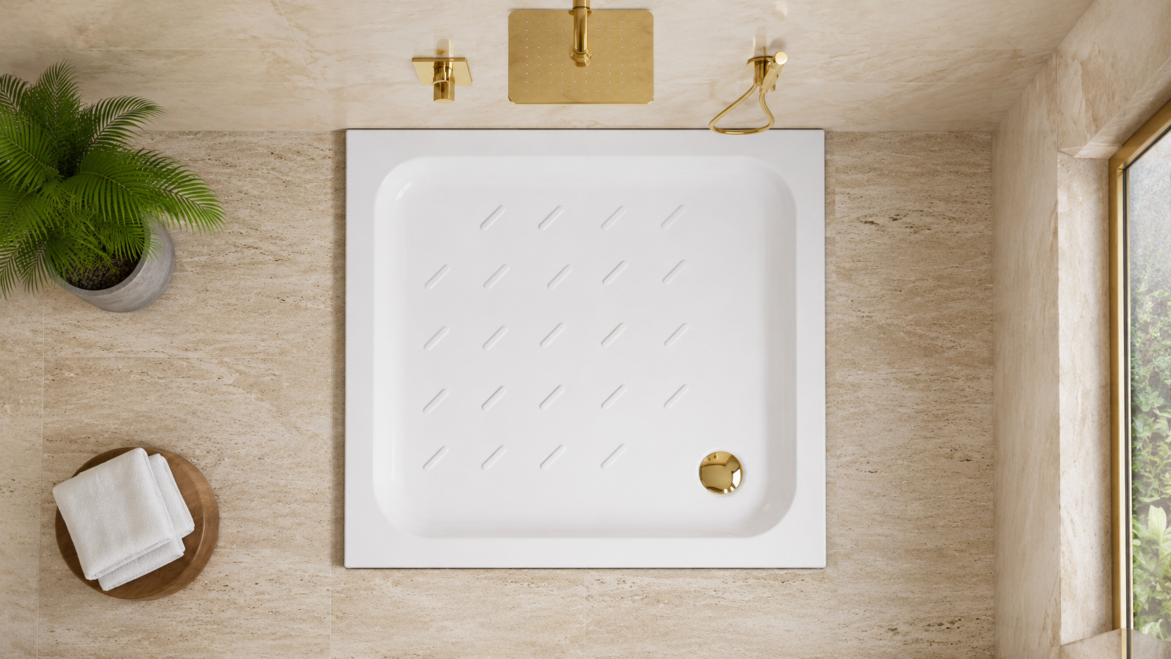 Acrylic Shower Tub - Shower Tub Pakistan - Aqua Bath