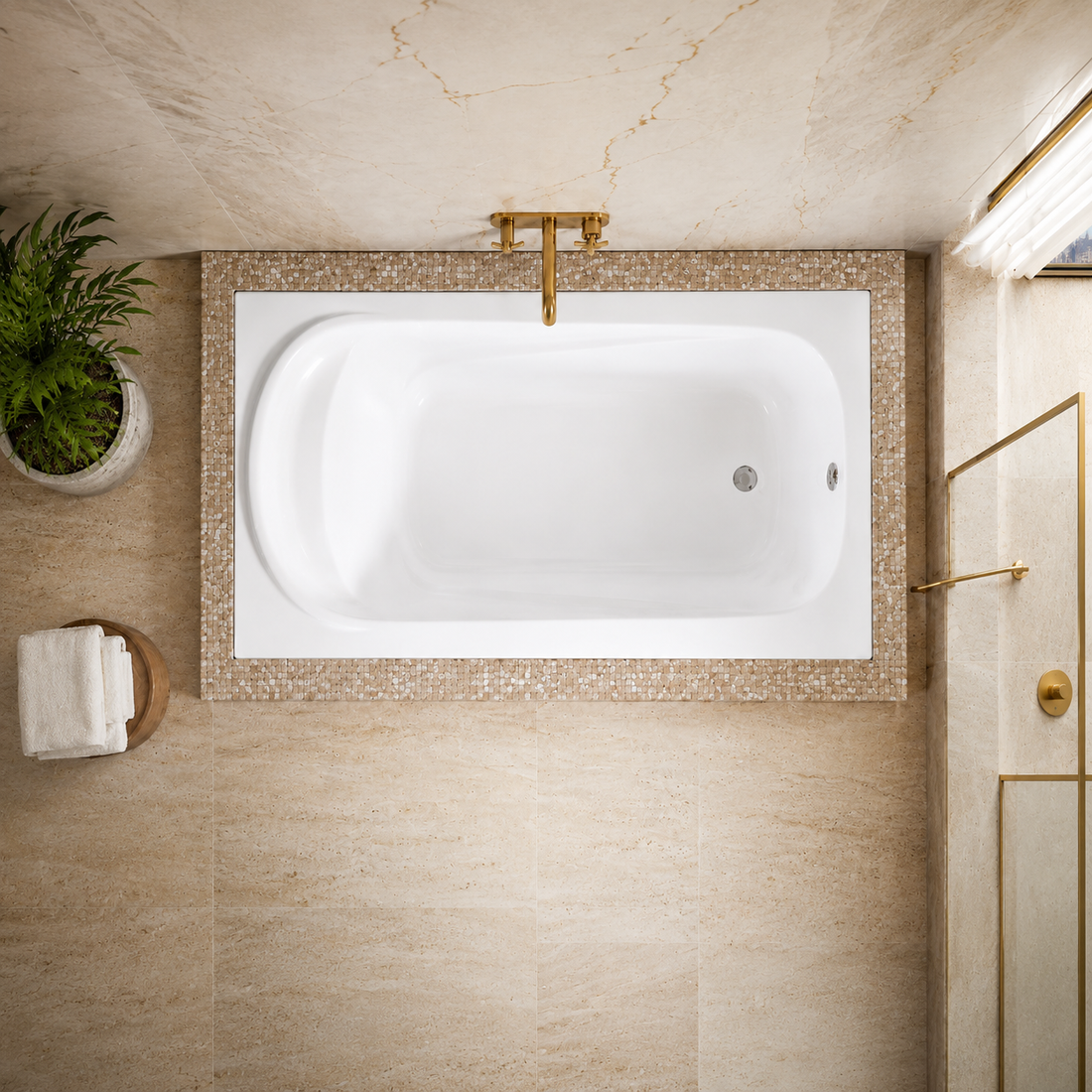 Acrylic Shower Tub - Shower Tub Pakistan - Aqua Bath