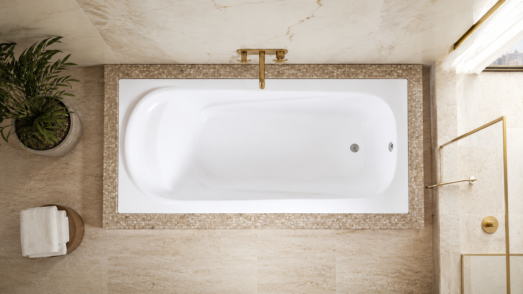 Acrylic Shower Tub - Shower Tub Pakistan - Aqua Bath