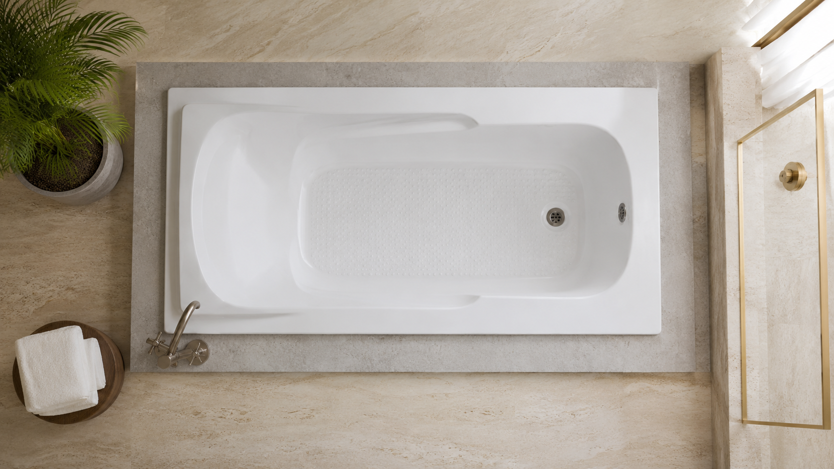 Acrylic Shower Tub - Shower Tub Pakistan - Aqua Bath