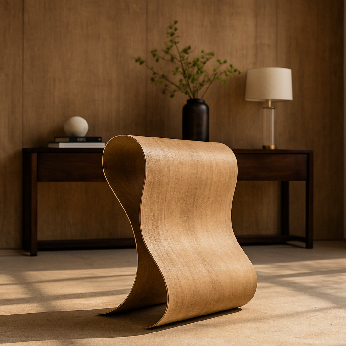 Natural Wood - Flexible Stone - Light Brown