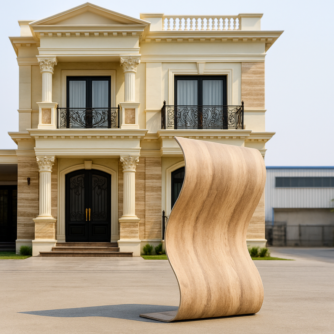 Ocean Travertine - Flexible Stone - Roman Gold