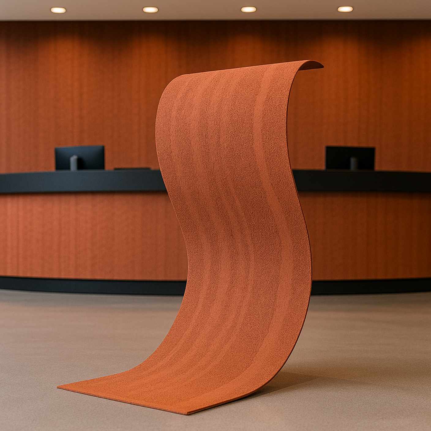 Rammed Earth - Flexible Stone - Red