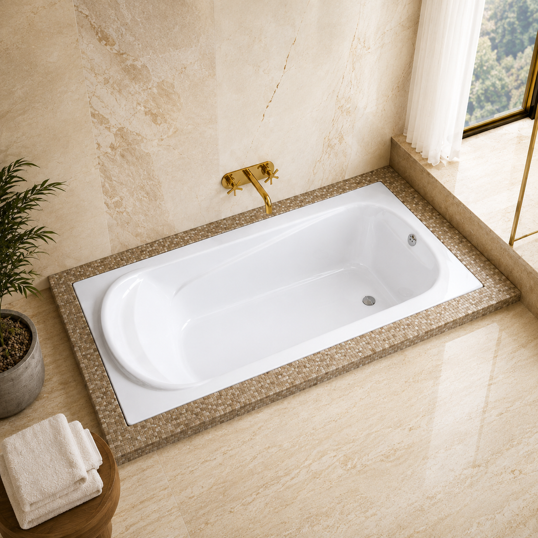 Acrylic Shower Tub - Shower Tub Pakistan - Aqua Bath