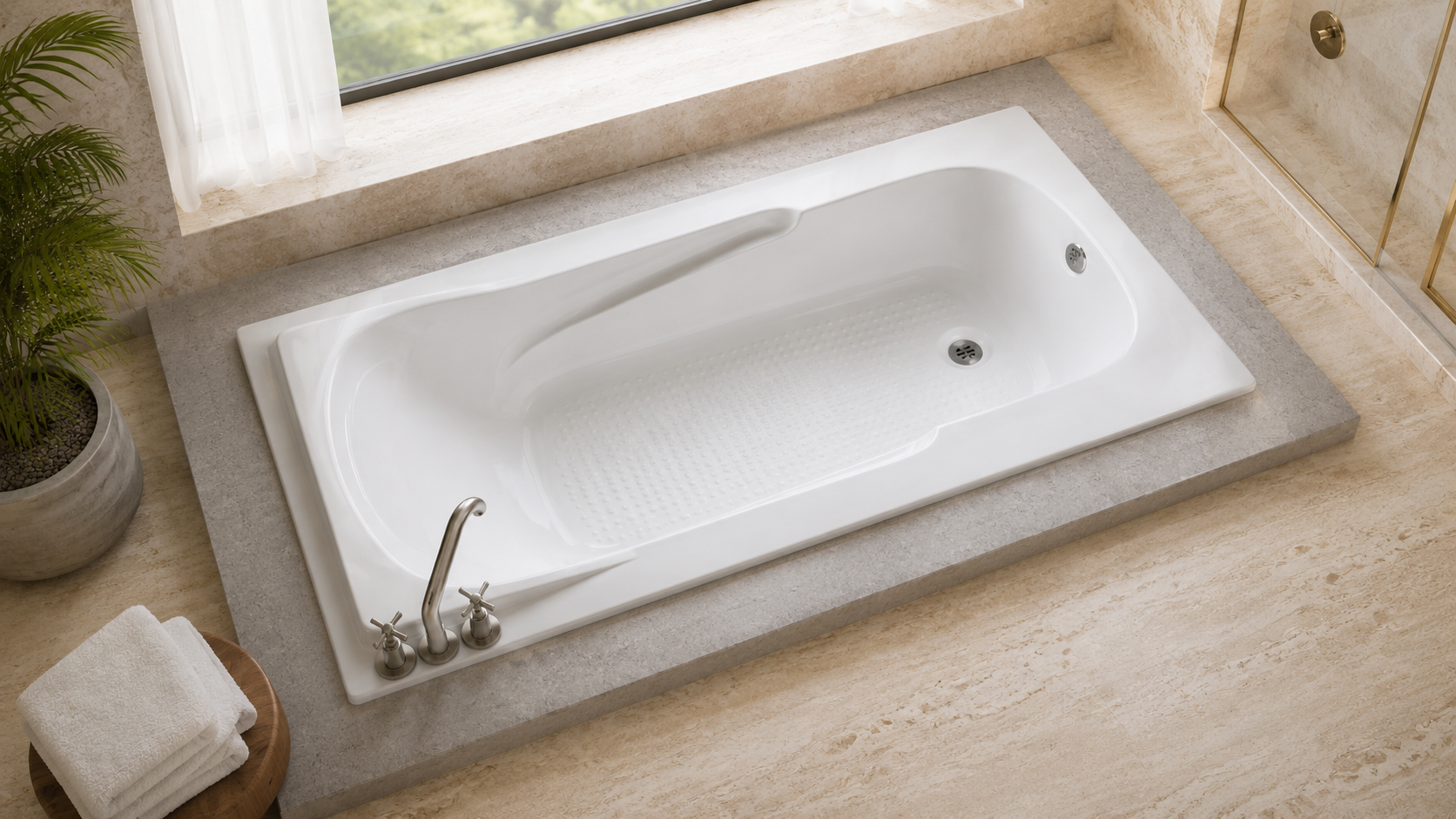 Acrylic Shower Tub - Shower Tub Pakistan - Aqua Bath
