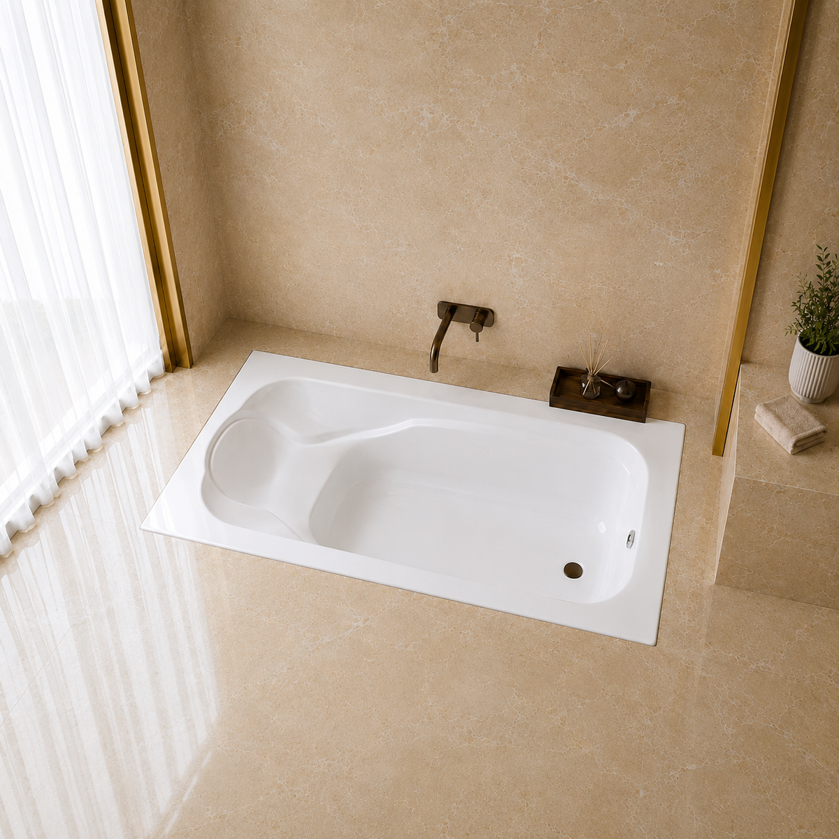 Acrylic Shower Tub - Shower Tub Pakistan - Aqua Bath