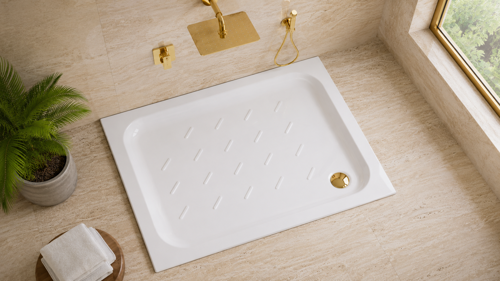 Acrylic Shower Tub - Shower Tub Pakistan - Aqua Bath