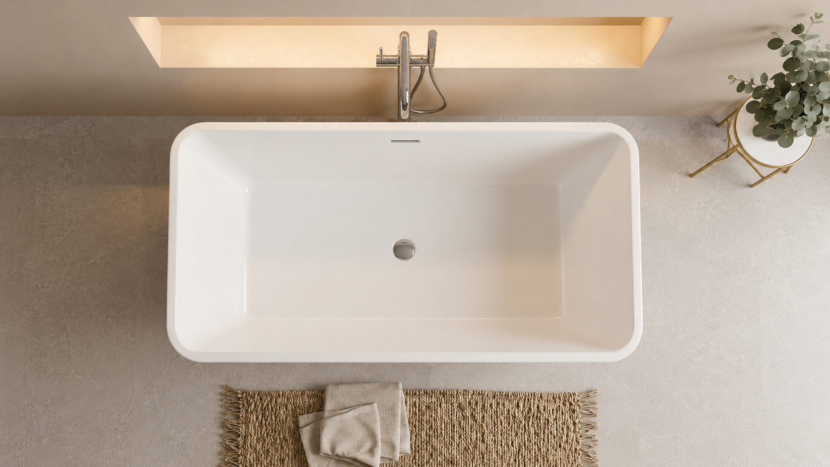 Acrylic Bath Tub Rectangle