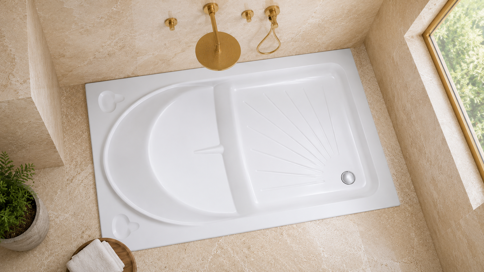 Acrylic Shower Tub - Shower Tub Pakistan - Aqua Bath
