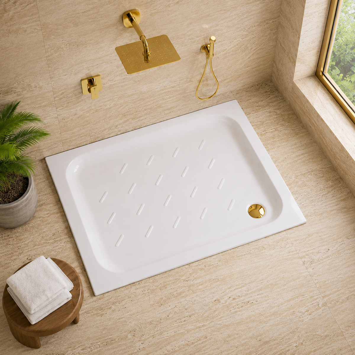 Acrylic Shower Tub - Shower Tub Pakistan - Aqua Bath