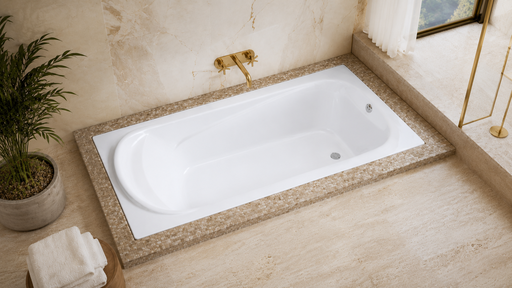 Acrylic Shower Tub - Shower Tub Pakistan - Aqua Bath