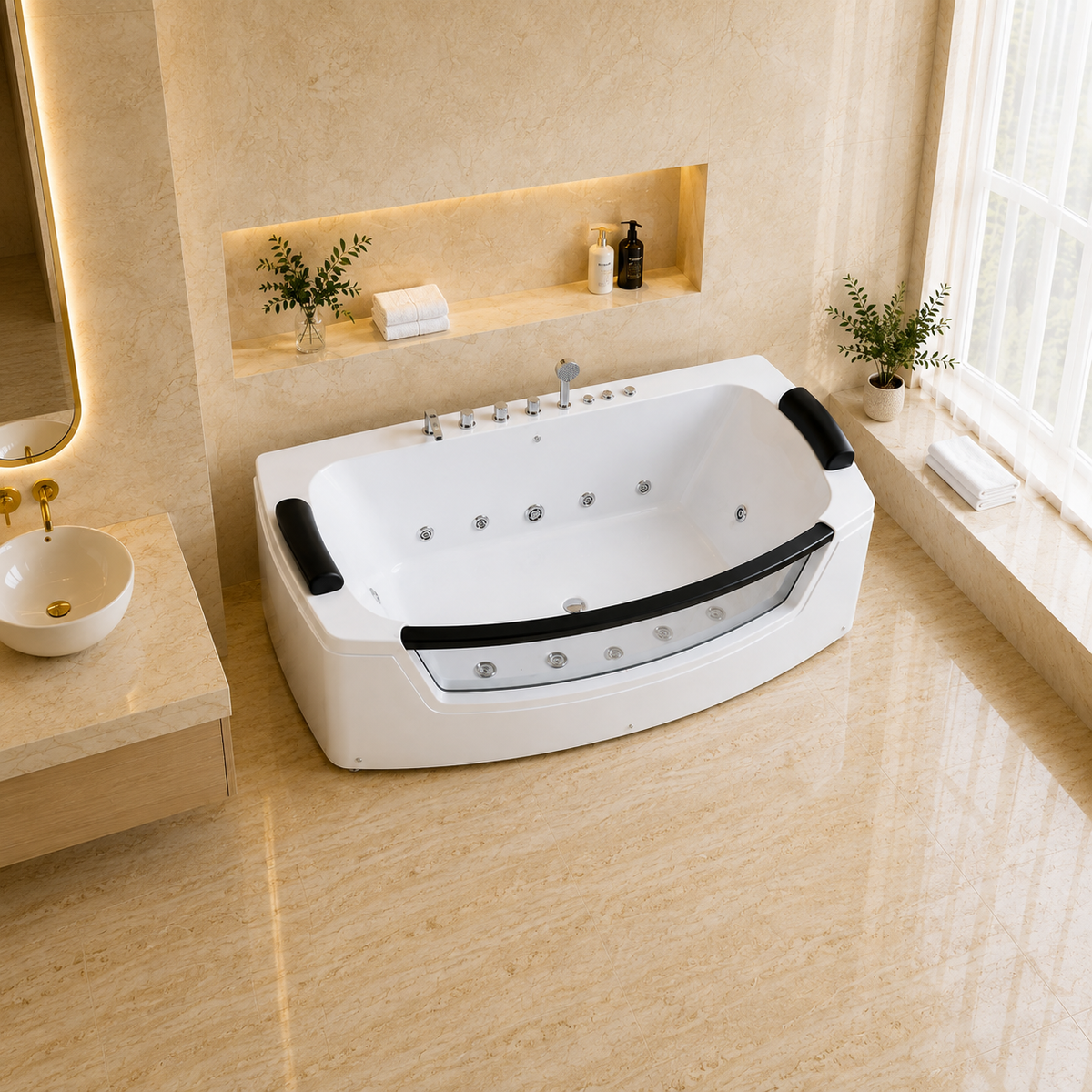 Acrylic Jacuzzi - Jacuzzis Pakistan - Aqua Bath