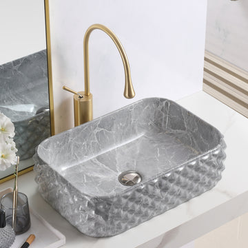 Art Vanity Washbasin - Grey