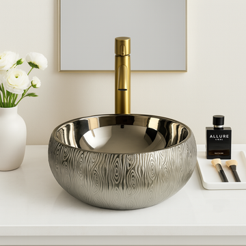 Art Vanity Wash Basin - Silver