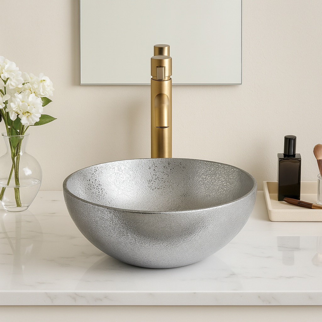 Art Vanity Wash Basin - Silver