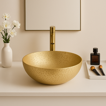 Art Vanity Wash Basin - Gold