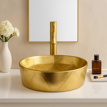 Art Vanity Wash Basin - Rose Gold