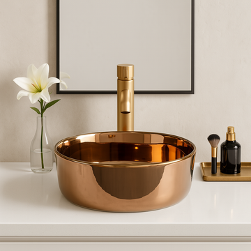 Art Vanity Wash Basin - Gold
