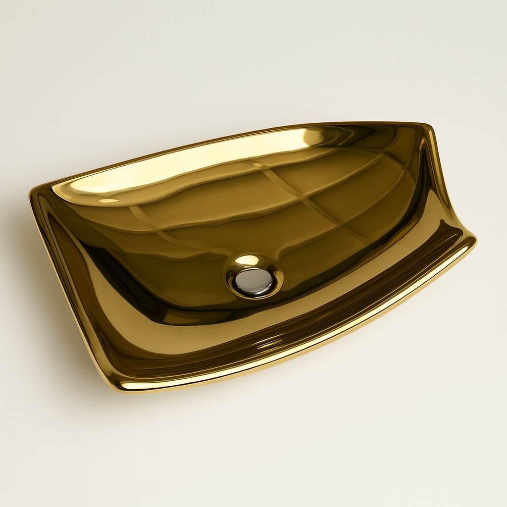 Art Vanity Wash Basin - Gold