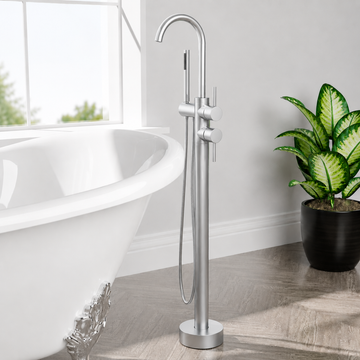 Free Standing Faucet Chrome - Faucets Pakistan - Aqua Bath