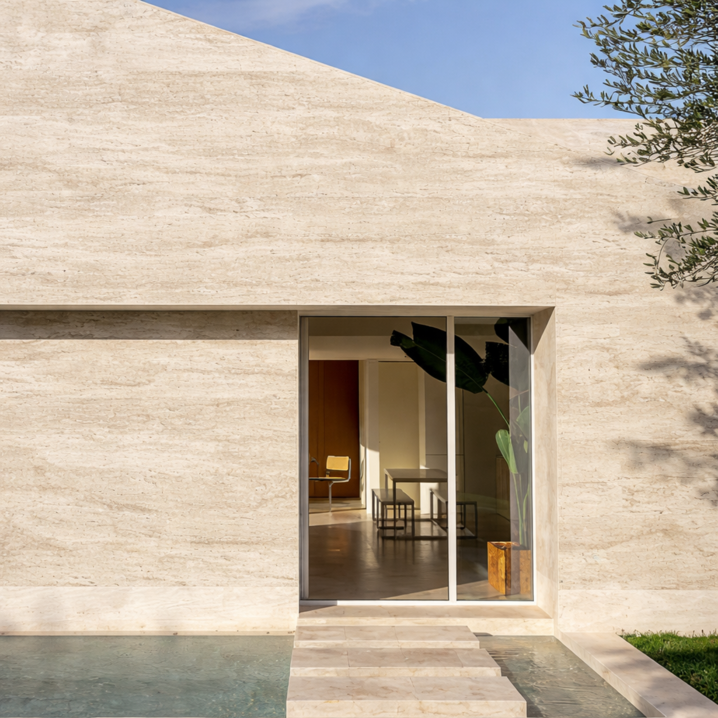 Travertine - Flexible Stone - Beige