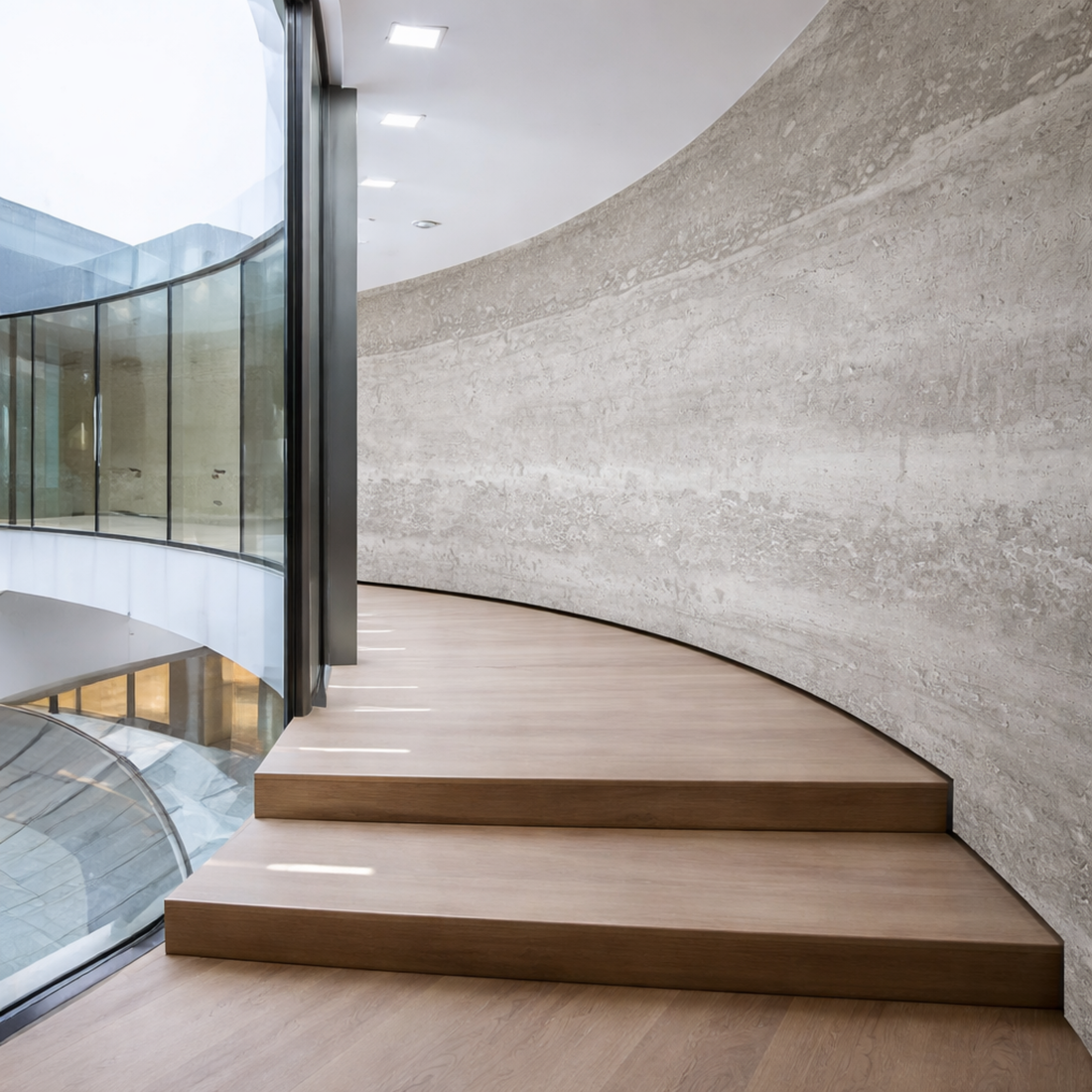 Travertine - Flexible Stone - Silver Grey