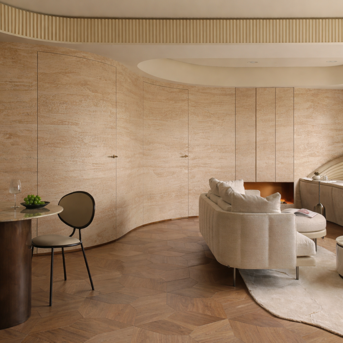 Travertine - Flexible Stone - Beige