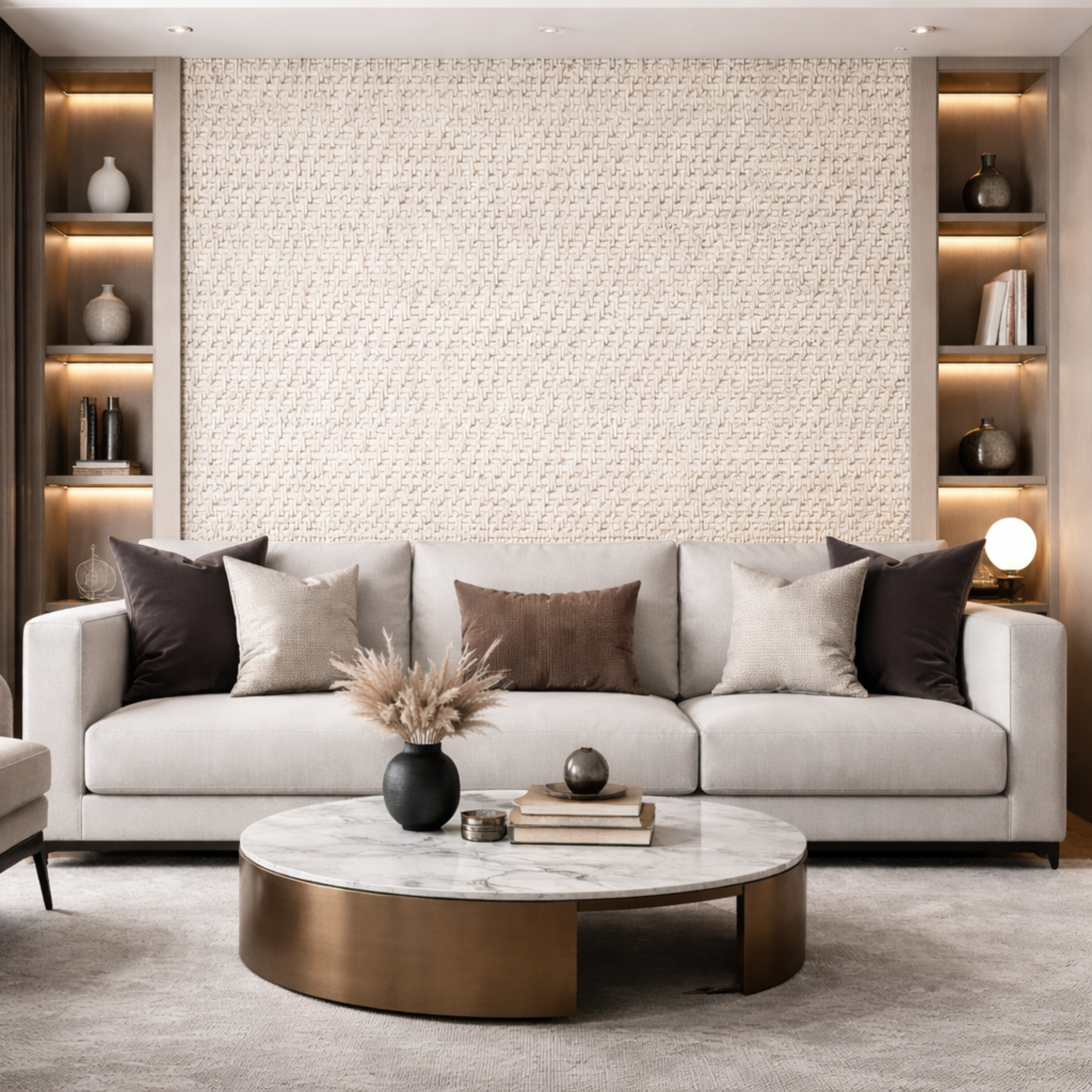 Thick Weaving - Flexible Stone - Natural Beige