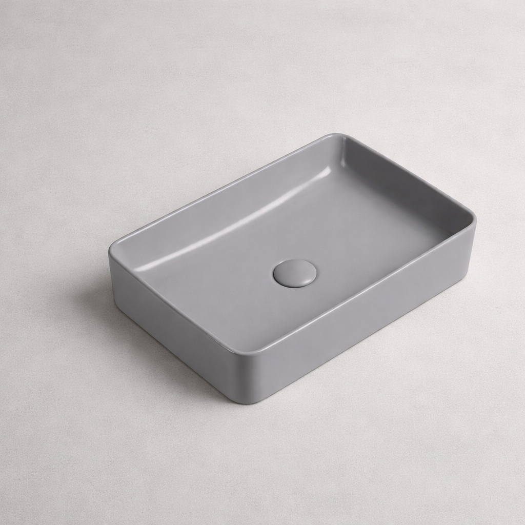 Art Vanity Wash Basin - Matt Grey