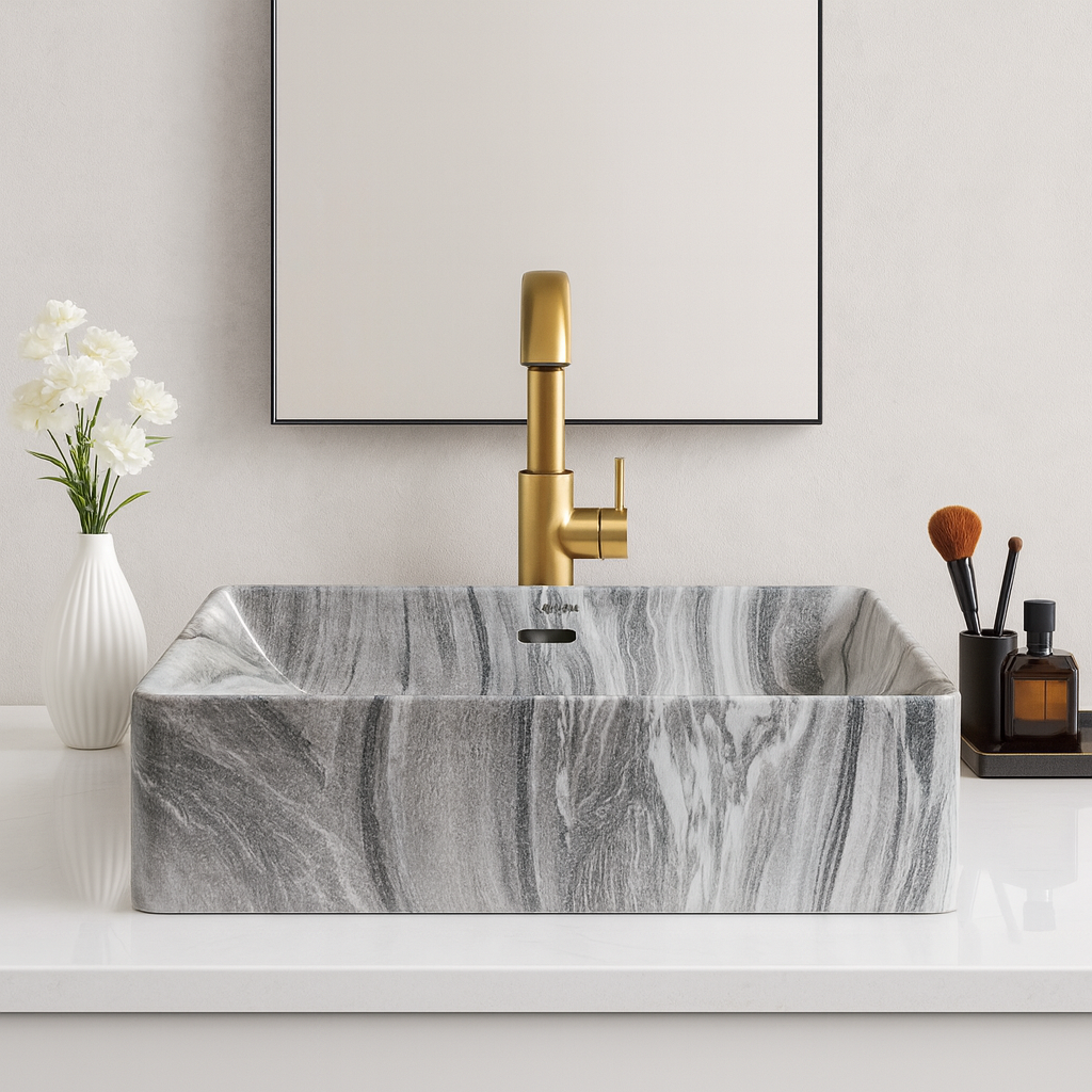 Art Vanity Washbasin - Gray