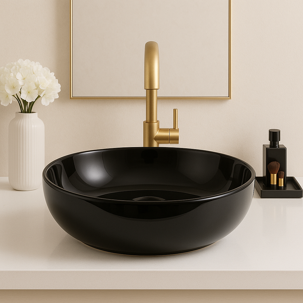 Art Vanity Washbasin - Black