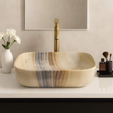 Art Vanity Washbasin - Brown