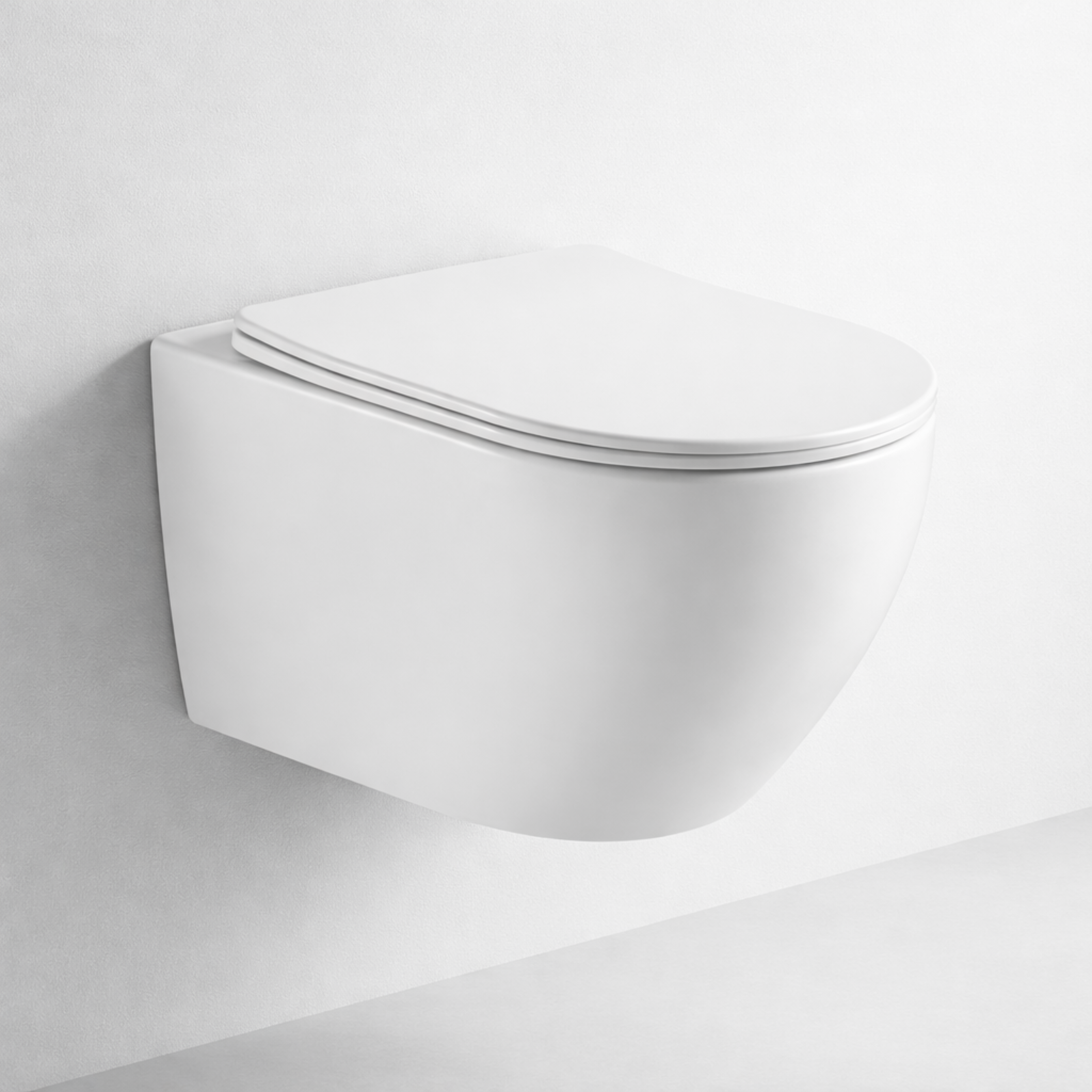 Solid Wall Hung WC White - Imported Wall Hung Toilet Pakistan - Aqua Bath