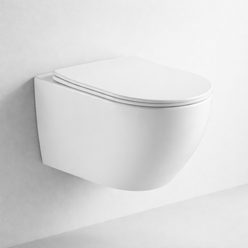 Solid Wall Hung WC White - Imported Wall Hung Toilet Pakistan - Aqua Bath